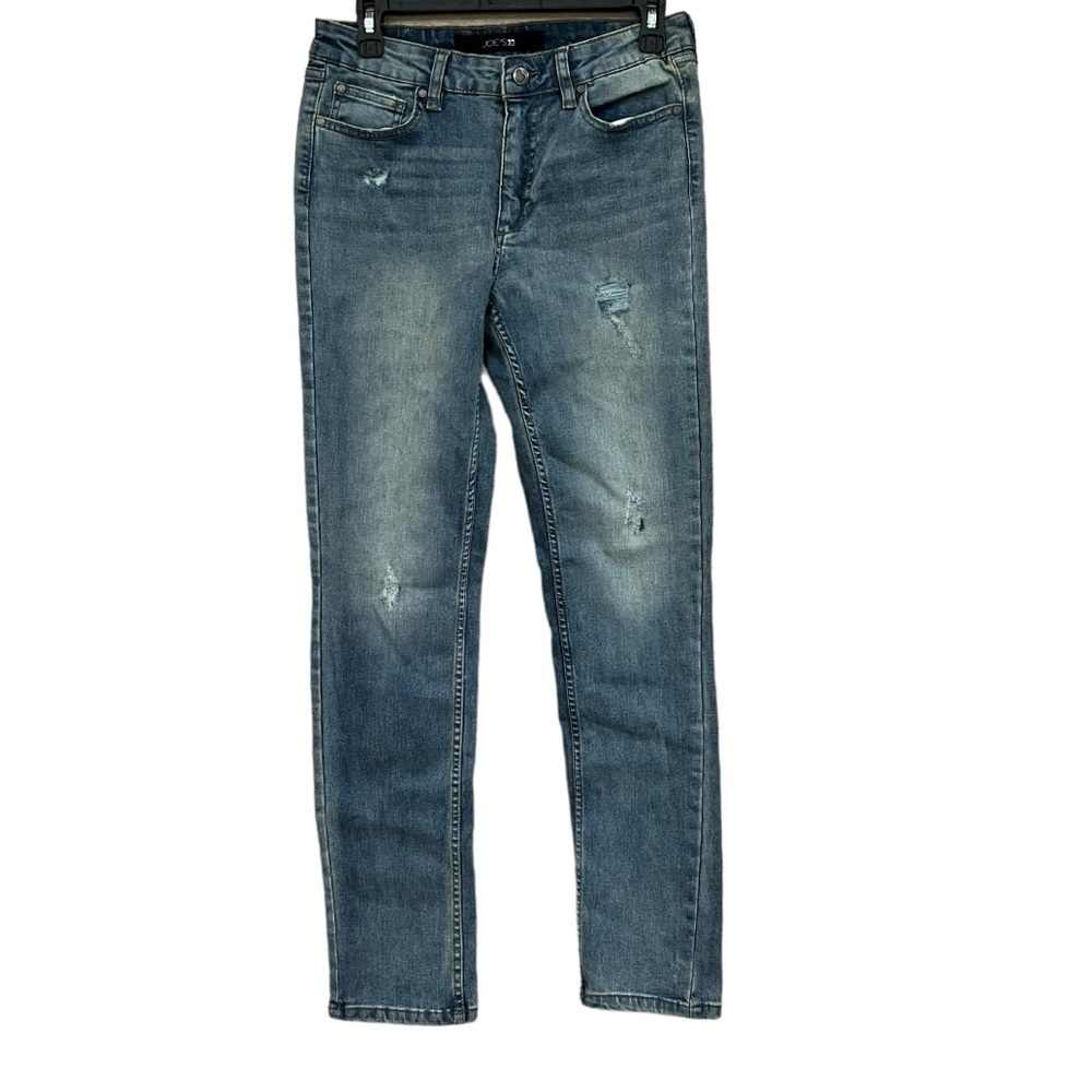 Joe’s Jeans Boy’s Distressed Slim Straight Fit Stretch Blue Jeans, size 16.​​